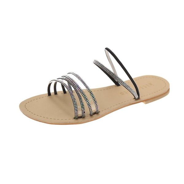 summer 2021 women's fashion slippers for women; open-toed slippers, light-colored flat shoes, shoes, Black
summer 2021 women's fashion slippers for women; open-toed slippers, light-colored flat shoes, shoes, Black