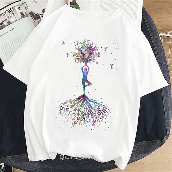 watercolor yo ga pose men t shirt and womens tree printed novelty tee femme summer cute female white girl, White;black
watercolor yo ga pose men t shirt and womens tree printed novelty tee femme summer cute female white girl, White;black