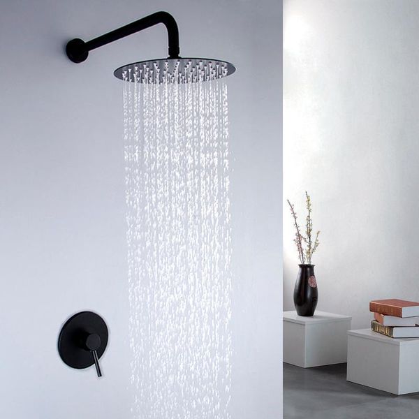 wall mounted shower faucet sets 10 inch brass rain head single lever mixer taps concealed install bathroom
wall mounted shower faucet sets 10 inch brass rain head single lever mixer taps concealed install bathroom