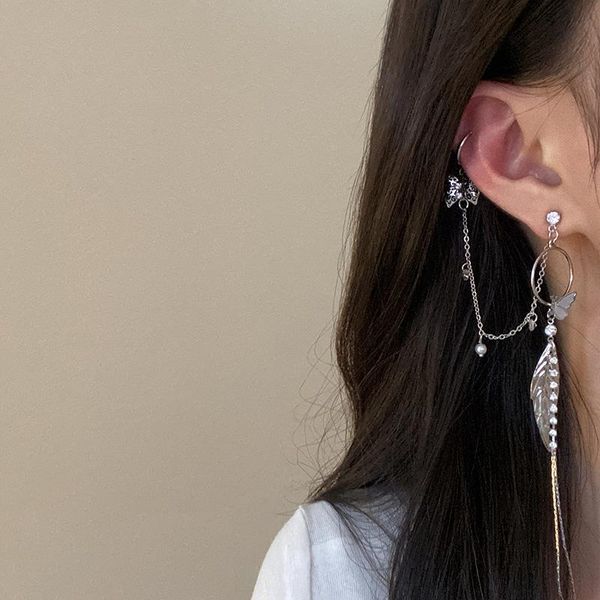 dangle & chandelier korean fashion simple geometric long tassel earring one piece vintage ear cuff clip 2021 arrival jewelry, Silver
dangle & chandelier korean fashion simple geometric long tassel earring one piece vintage ear cuff clip 2021 arrival jewelry, Silver