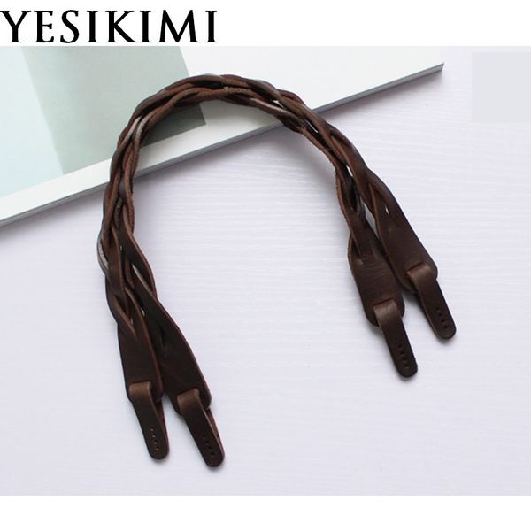 real leather bag handles 43*2cm short strap diy weave twist belt replacement bag accessories, Black
real leather bag handles 43*2cm short strap diy weave twist belt replacement bag accessories, Black