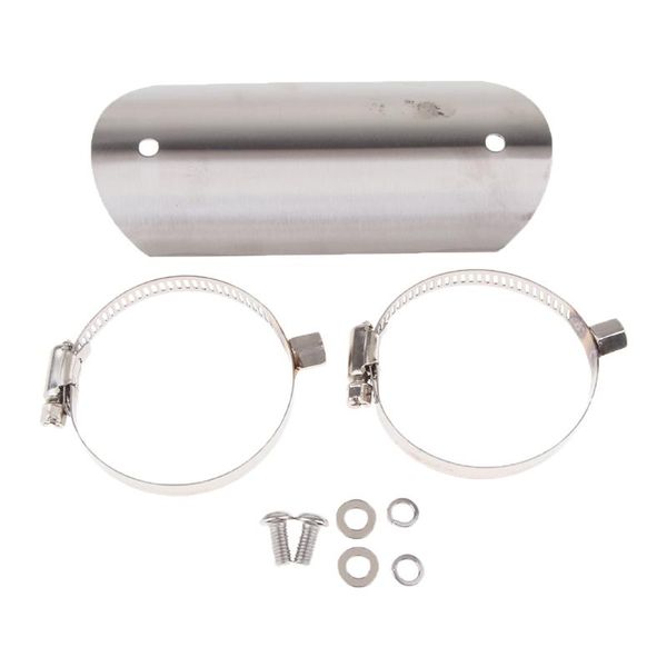 motorcycle exhaust system muffler pipe protection - heat shield cover guard for most custom bikes/choppers/cruisers, 2 colors
motorcycle exhaust system muffler pipe protection - heat shield cover guard for most custom bikes/choppers/cruisers, 2 colors
