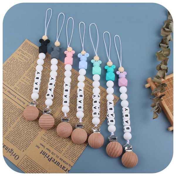 silicone beads pendant rodent baby pacifier clips chain born feeding loop holder with name pacifiers#
silicone beads pendant rodent baby pacifier clips chain born feeding loop holder with name pacifiers#