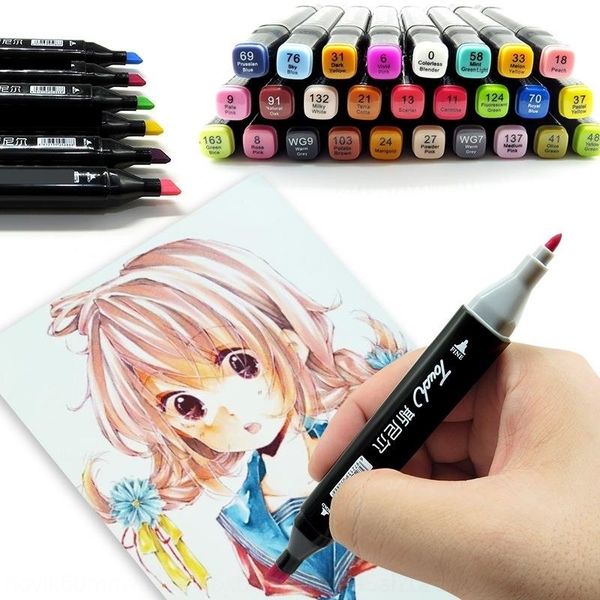 5js4 double head marker 48 primary school painting art color paintbrush stationery children's watercolor painting pens pen set, Black;red
5js4 double head marker 48 primary school painting art color paintbrush stationery children's watercolor painting pens pen set, Black;red