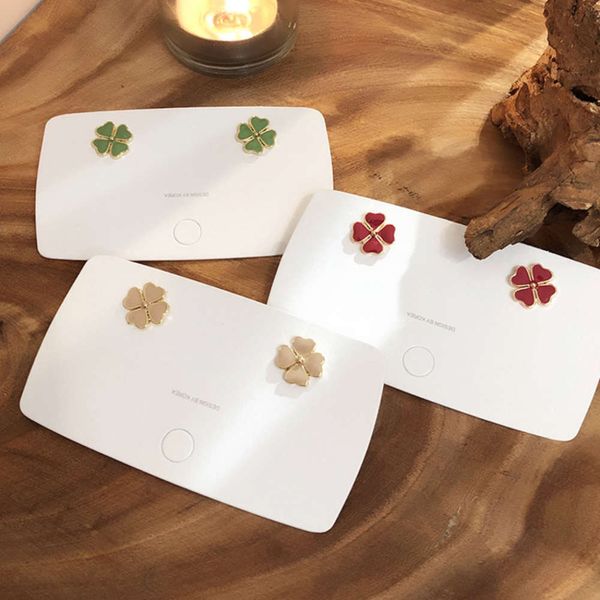south korea east gate same earrings women's simple temperament versatile drop glaze small flower lucky grass earrings fresh, Black
south korea east gate same earrings women's simple temperament versatile drop glaze small flower lucky grass earrings fresh, Black