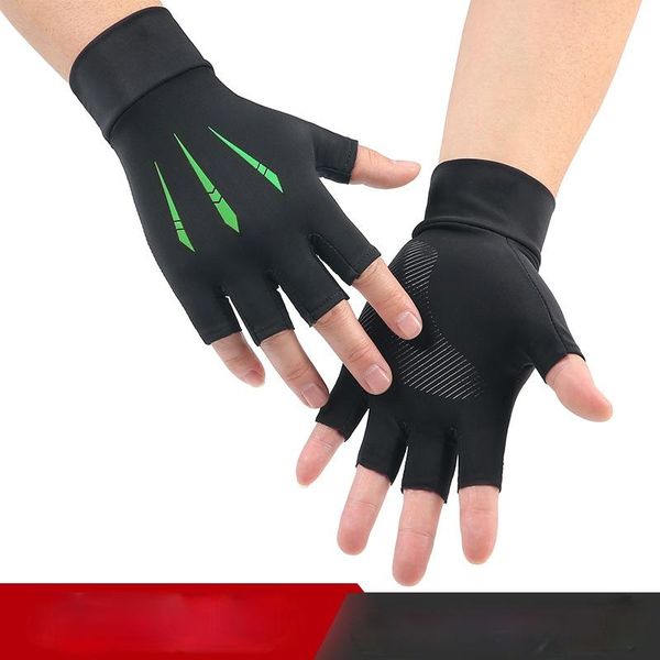 cycling gloves half finger fashion ice silk fishing accessories sun protection guantes equipment di50st, Black
cycling gloves half finger fashion ice silk fishing accessories sun protection guantes equipment di50st, Black