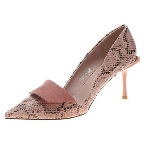 dress shoes elegant women pumps high heel faux snakeskin pattern office ladies pink pointed toe party wedding ll439, Black
dress shoes elegant women pumps high heel faux snakeskin pattern office ladies pink pointed toe party wedding ll439, Black
