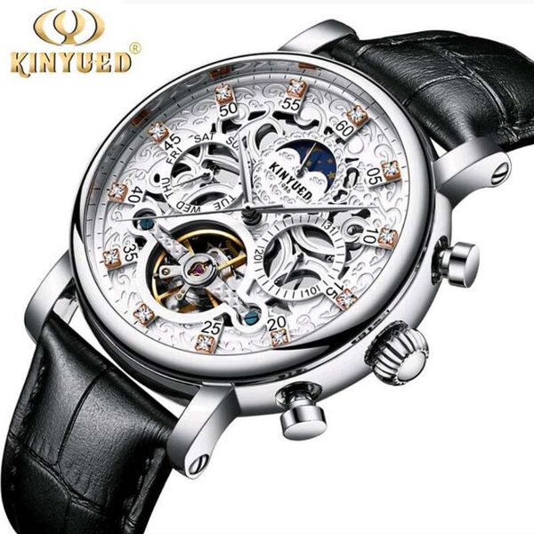 wristwatches kinyued automatic luminous fashion mechanical multifunctional men's tourbillon hollow waterproof watch men j026, Slivery;brown
wristwatches kinyued automatic luminous fashion mechanical multifunctional men's tourbillon hollow waterproof watch men j026, Slivery;brown