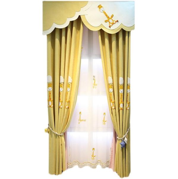 curtain & drapes custom giraffe 2021 yellow cartoon children's room boys bedroom girl window shade customization
curtain & drapes custom giraffe 2021 yellow cartoon children's room boys bedroom girl window shade customization
