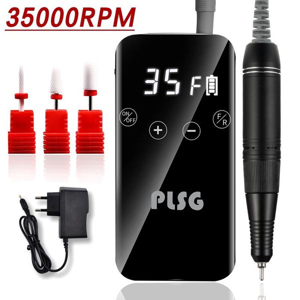 nail art equipment 2021 35000rpm drill portable rechargeable acrylic gel polish e-file touch button lcd display electric manicure machine, Silver
nail art equipment 2021 35000rpm drill portable rechargeable acrylic gel polish e-file touch button lcd display electric manicure machine, Silver