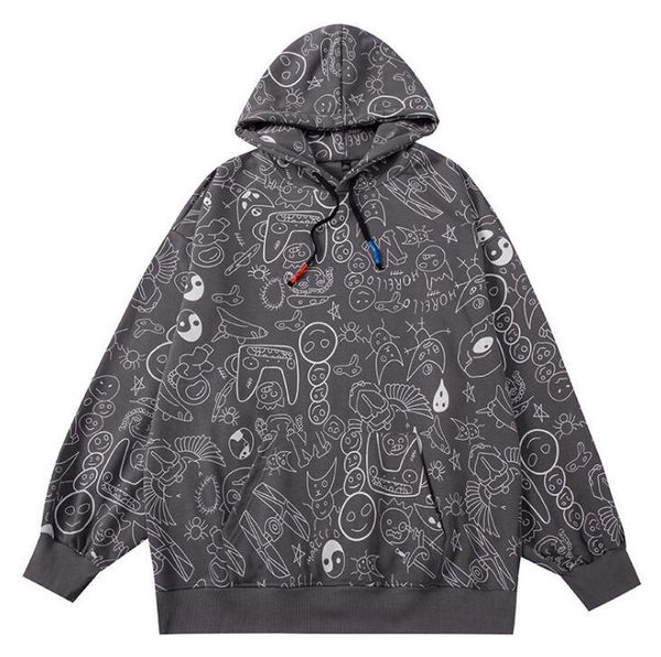 men's hoodies & sweatshirts plus size loose graffiti hoodie for men women autumn pull homme sweat clothing sudaderas moletom, Black
men's hoodies & sweatshirts plus size loose graffiti hoodie for men women autumn pull homme sweat clothing sudaderas moletom, Black