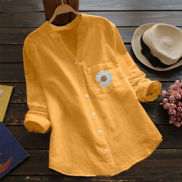 women's blouses & shirts lugentolo print casual long sleeved shirt women plus size srping fashion loose o-neck linen, White
women's blouses & shirts lugentolo print casual long sleeved shirt women plus size srping fashion loose o-neck linen, White