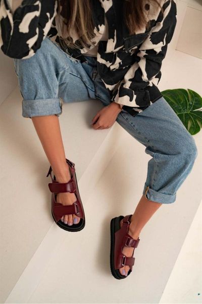 sandals women burgundy black double flat bottom
sandals women burgundy black double flat bottom