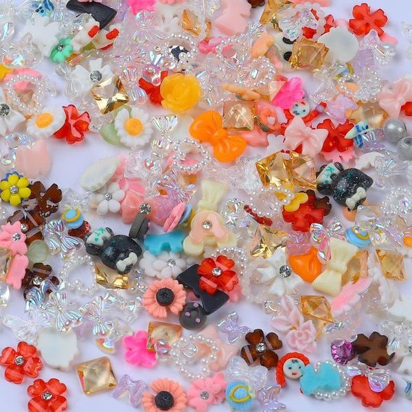 nail art decorations 1 pack mixed flowers cartoon diy design fairy aurora bow 3d charm jewelry gel polish nails accessories, Silver;gold
nail art decorations 1 pack mixed flowers cartoon diy design fairy aurora bow 3d charm jewelry gel polish nails accessories, Silver;gold