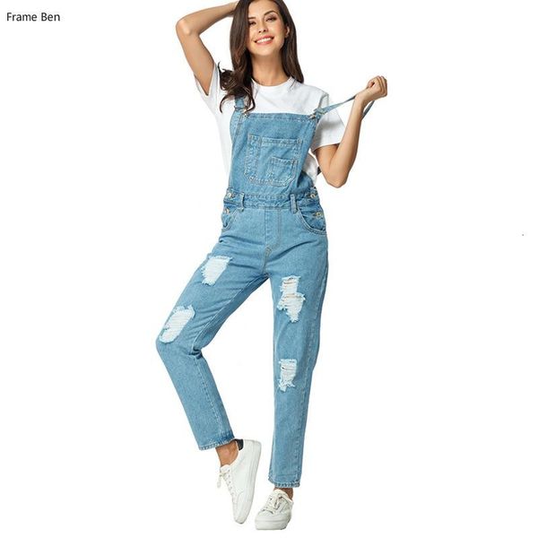 women's jeans loose boyfriend ripped denim overalls woman 2021 women streetwear high waist straight pants plus size, Blue
women's jeans loose boyfriend ripped denim overalls woman 2021 women streetwear high waist straight pants plus size, Blue