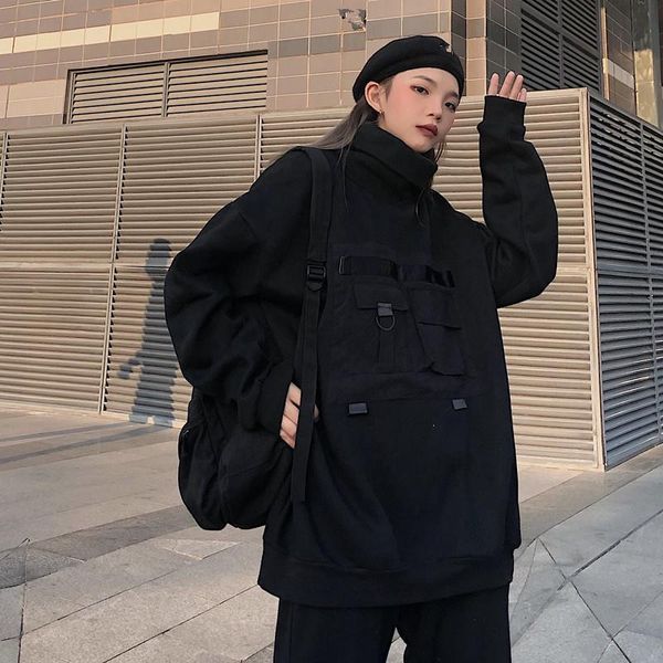women's hoodies & sweatshirts turtleneck long sleeve women pockets plus size solid black casual oversized
women's hoodies & sweatshirts turtleneck long sleeve women pockets plus size solid black casual oversized