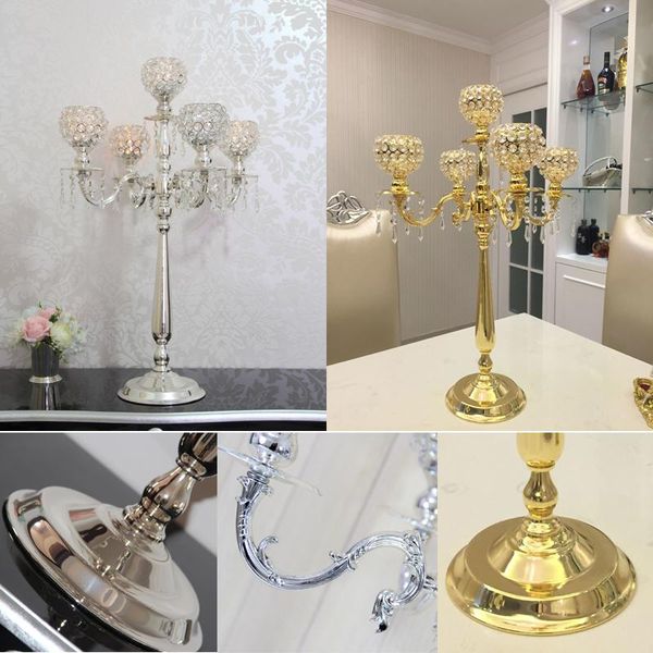party decoration 75 cm height 5-arms metal gold silver candelabras with crystal pendants wedding candle holder event centerpiece
party decoration 75 cm height 5-arms metal gold silver candelabras with crystal pendants wedding candle holder event centerpiece