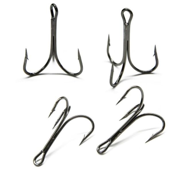 fishing hooks hook high carbon steel treble tackle tool round bend fish for bass carp
fishing hooks hook high carbon steel treble tackle tool round bend fish for bass carp