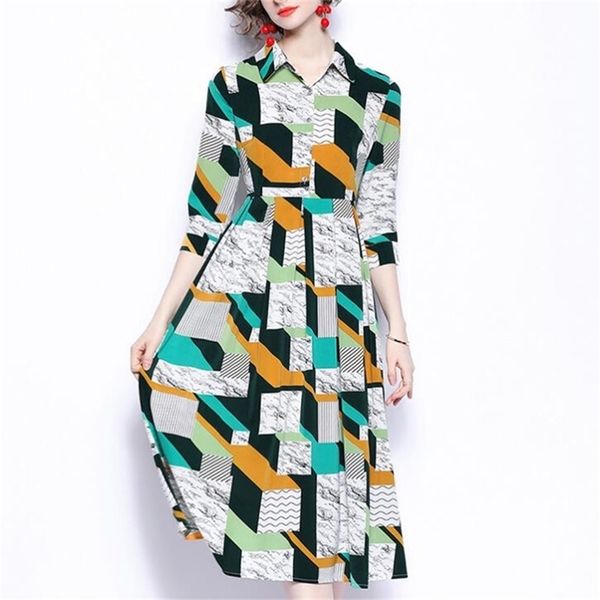 vintage printed runway dress women fashion designer es summer half sleeve robe femme 210603, Black;gray
vintage printed runway dress women fashion designer es summer half sleeve robe femme 210603, Black;gray