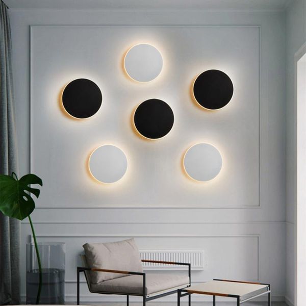 wall lamp 12w led indoor round simple personalized room decoration bedroom living kitchen aisle acrylic lp27
wall lamp 12w led indoor round simple personalized room decoration bedroom living kitchen aisle acrylic lp27