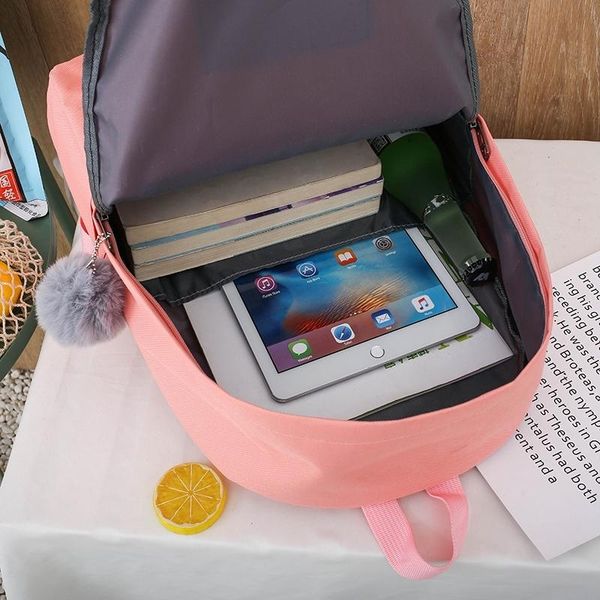 pcs sets casual backpacks cute canvas school bags for teenage girls women backpack anti-theft lapshoulder mochilas
pcs sets casual backpacks cute canvas school bags for teenage girls women backpack anti-theft lapshoulder mochilas