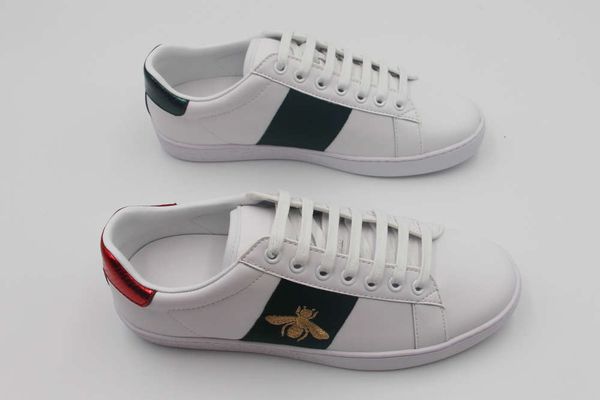 Fashion Woman man shoes Lace-up flat Shoes Bee tiger snake Embroidered lady sneake boy girl shoe white casual shoes KO6J, As picture
Fashion Woman man shoes Lace-up flat Shoes Bee tiger snake Embroidered lady sneake boy girl shoe white casual shoes KO6J, As picture