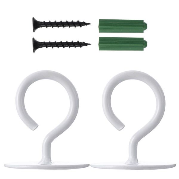 hooks & rails 2pcs two holes ceiling hook sturdy iron lantern hanger for home
hooks & rails 2pcs two holes ceiling hook sturdy iron lantern hanger for home