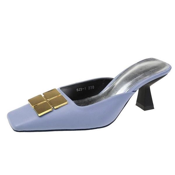 slippers 2021summer women baotou stiletto mid-high-heeled sandals muller shoes zapatos para mujer, Black
slippers 2021summer women baotou stiletto mid-high-heeled sandals muller shoes zapatos para mujer, Black