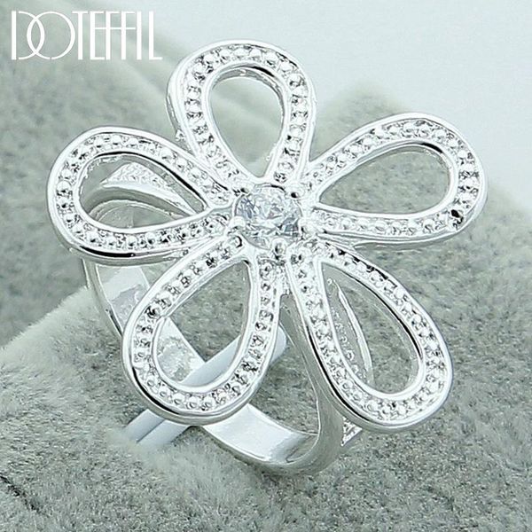 cluster rings doteffil 925 sterling silver large flowers ring for women wedding engagement party fashion charm jewelry, Golden;silver
cluster rings doteffil 925 sterling silver large flowers ring for women wedding engagement party fashion charm jewelry, Golden;silver