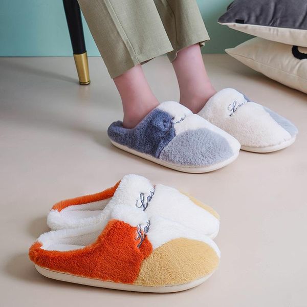 suihyung fluffy plush slippers women winter indoor cotton shoes mixed colors faux fur slides couples female home slip on flats, Black
suihyung fluffy plush slippers women winter indoor cotton shoes mixed colors faux fur slides couples female home slip on flats, Black