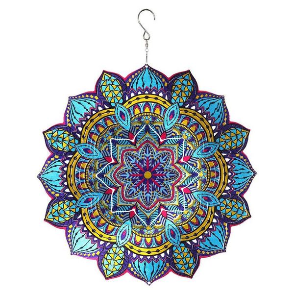 decorative objects & figurines 3d wind spinner, hanging metal mandala spinners outdoor garden decoration yard decor ornaments 12 inch
decorative objects & figurines 3d wind spinner, hanging metal mandala spinners outdoor garden decoration yard decor ornaments 12 inch