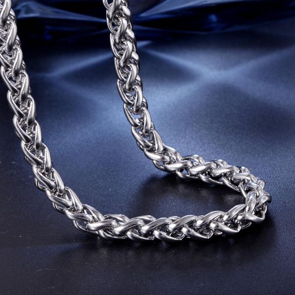 chains classic men's necklace titanium steel twist chain 2021 couple stainless fashion wholesale, Silver
chains classic men's necklace titanium steel twist chain 2021 couple stainless fashion wholesale, Silver