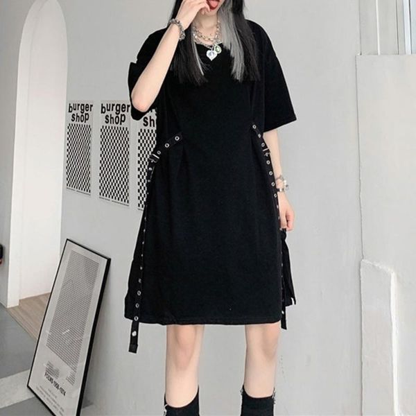 women's t-shirt 2021 summer fashion design solid color round neck oversize casual mid-length loose draw back, White
women's t-shirt 2021 summer fashion design solid color round neck oversize casual mid-length loose draw back, White
