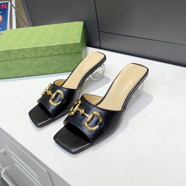 women's sandals hardware buttons 5.5cm transparent heel slippers high heels shopping shoes women's shoes, Black
women's sandals hardware buttons 5.5cm transparent heel slippers high heels shopping shoes women's shoes, Black