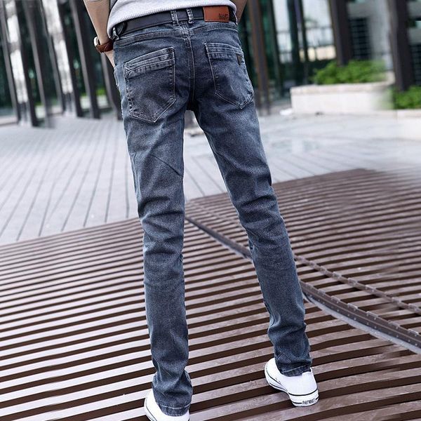 men's jeans spring summer 2021 denim stretch thin slim-fit feet pants korean casual gray long pencil, Blue
men's jeans spring summer 2021 denim stretch thin slim-fit feet pants korean casual gray long pencil, Blue