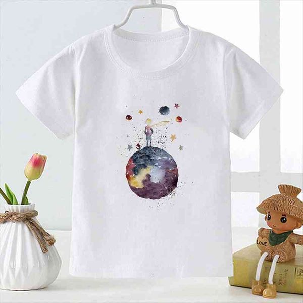 fashion cute girls baby t shirt little prince printed brands clothing summer white casual soft korean style child camiseta, Blue
fashion cute girls baby t shirt little prince printed brands clothing summer white casual soft korean style child camiseta, Blue
