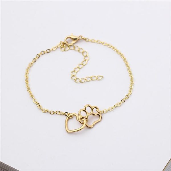 link, chain fashion print bracelet jewelry cute animal with heart-shaped lovers, Black
link, chain fashion print bracelet jewelry cute animal with heart-shaped lovers, Black