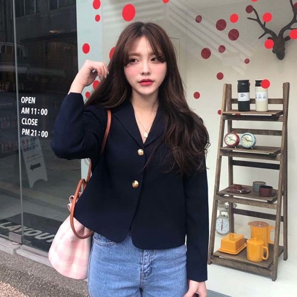 women's suits & blazers women short coat long sleleve single loose turn down collar spring autumn korean harajuku kawaii casu b58q, White;black
women's suits & blazers women short coat long sleleve single loose turn down collar spring autumn korean harajuku kawaii casu b58q, White;black