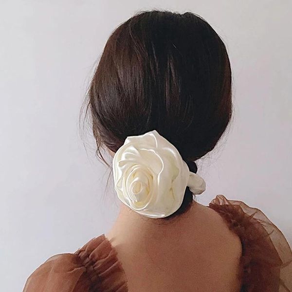 hair accessories fflacell france vintage elegant simulated silk satin white rose flower elastic band for women wedding
hair accessories fflacell france vintage elegant simulated silk satin white rose flower elastic band for women wedding