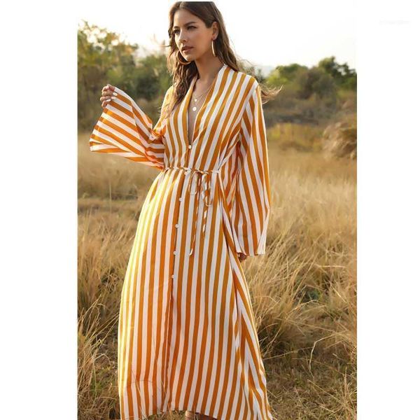 casual dresses long sleeve office ladies stripe shirt dress boho beach elegant party vestidos 2021 1, Black;gray
casual dresses long sleeve office ladies stripe shirt dress boho beach elegant party vestidos 2021 1, Black;gray