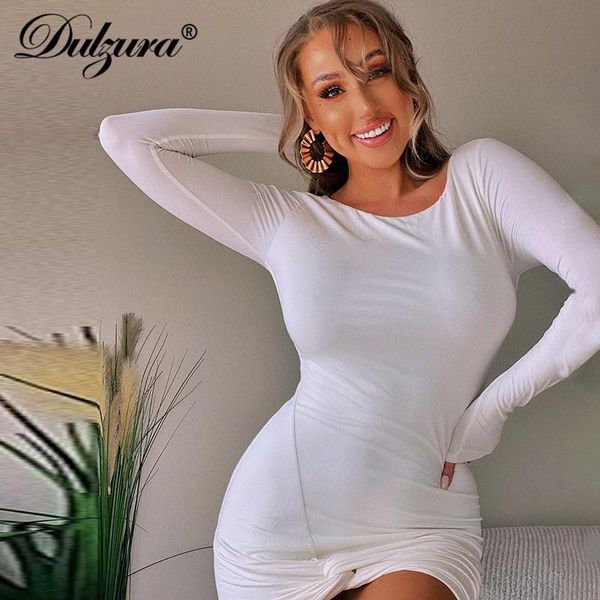 dulzura solid tie bow women white mini dress long sleeve bodycon streetwear 2021 autumn winter clothes casual basic slim dresses, Black;gray
dulzura solid tie bow women white mini dress long sleeve bodycon streetwear 2021 autumn winter clothes casual basic slim dresses, Black;gray