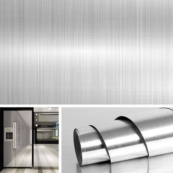 wallpapers wokhome brushed nickel wallpaper decorative stainless steel wall papers counter kitchen stick film decor
wallpapers wokhome brushed nickel wallpaper decorative stainless steel wall papers counter kitchen stick film decor