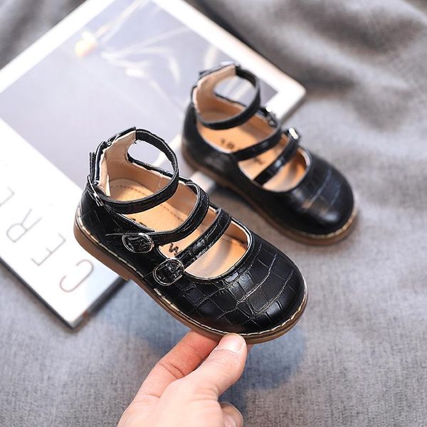 flat shoes spring autumn girls leather roman style student casual soft bottom comfortable outdoor children kids, Black;grey
flat shoes spring autumn girls leather roman style student casual soft bottom comfortable outdoor children kids, Black;grey