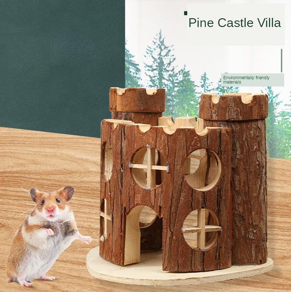 small animal supplies handmade solid wood hamster house hiding castle golden bear climbing exercise toys pet accessories
small animal supplies handmade solid wood hamster house hiding castle golden bear climbing exercise toys pet accessories