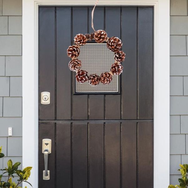 1pc christmas pine cone design garland round door wall pendant for home decorative flowers & wreaths
1pc christmas pine cone design garland round door wall pendant for home decorative flowers & wreaths