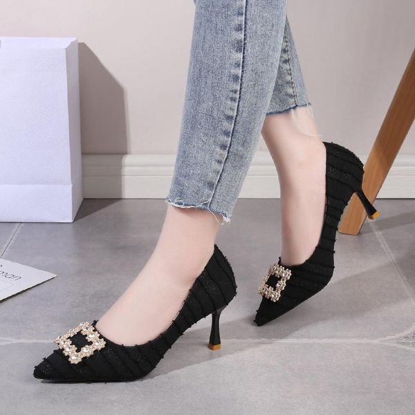 dress shoes 5cm/7cm spring fashion high heels ladies stiletto shallow mouth all-match women's, Black
dress shoes 5cm/7cm spring fashion high heels ladies stiletto shallow mouth all-match women's, Black