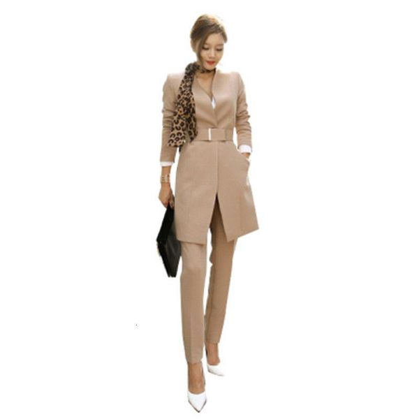 women's suits & blazers 2021 business ladies women two piece outfits formal ol style elegant skinny long blazer pants pieces sets 688, White;black
women's suits & blazers 2021 business ladies women two piece outfits formal ol style elegant skinny long blazer pants pieces sets 688, White;black