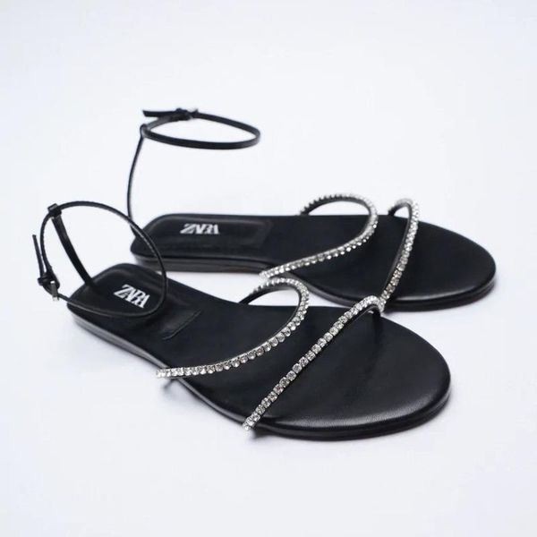 sandals zar 2021 summer black fashion round toe flat rhinestone outer wear muller and slippers women chaussure
sandals zar 2021 summer black fashion round toe flat rhinestone outer wear muller and slippers women chaussure