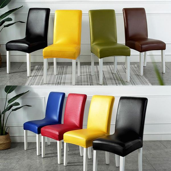 chair covers fashion cover stretch pu leather waterproof seat for dining office el hanw88
chair covers fashion cover stretch pu leather waterproof seat for dining office el hanw88