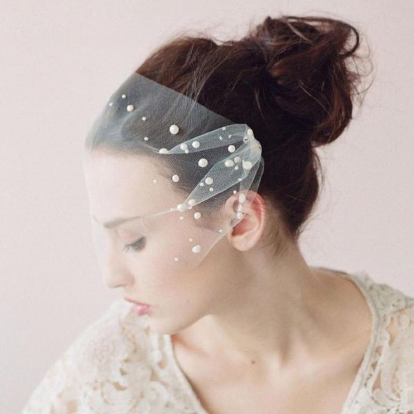 bridal veils one layers pearl wedding with comb 2021 short veil accessories velo de novia, Black
bridal veils one layers pearl wedding with comb 2021 short veil accessories velo de novia, Black